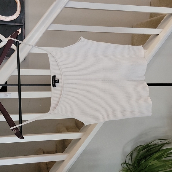 Banana Republic Ribbed Hookup Cami, Snow Day - Picture 2 of 6